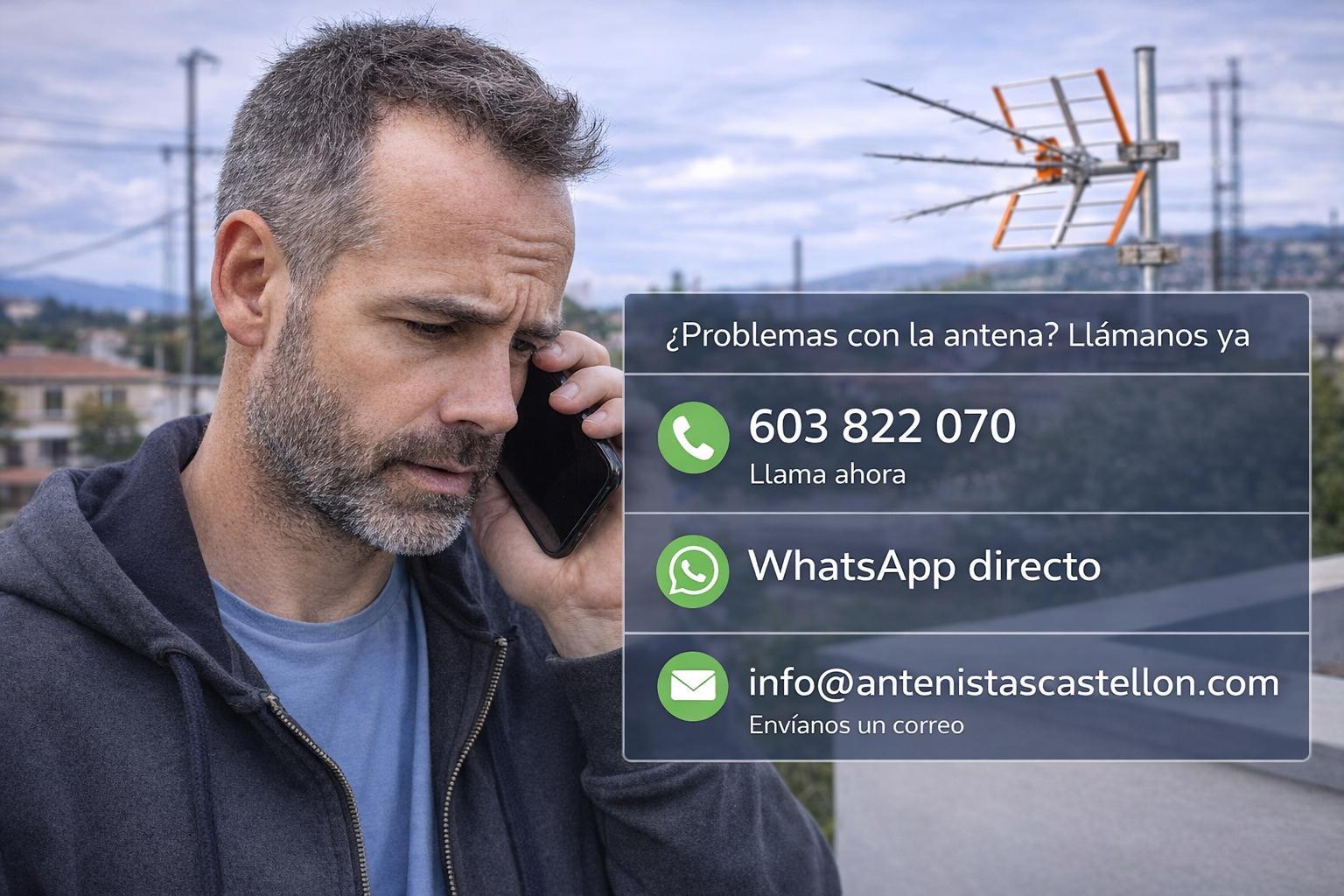 Contacto antenista en Castellón